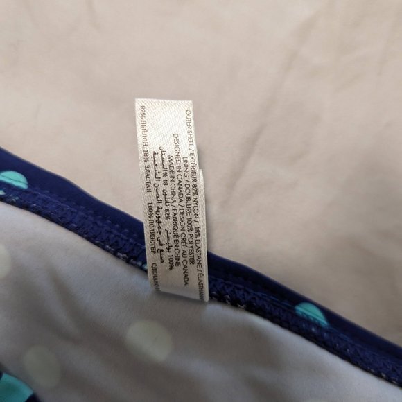 La Vie En Rose Aqua Polka-Dot Bikini Bottom - Picture 5 of 5